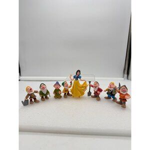 Snow White and the Seven Dwarfs PVC Play Set Kid Toy Collectible